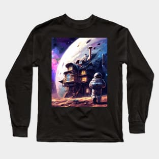 astronaut travel Long Sleeve T-Shirt